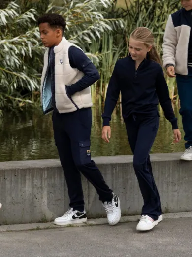 Bilde av WoolLand WL - Nusfjord vest kids Beige